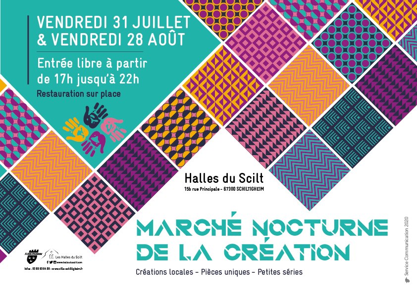 Marché Nocturne de la Création aux Halles du Scilt à Schiltigheim en Alsace